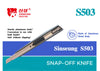 Dao rọc SINSEUNG S503 Snap-Off Knife 9mm, thân hợp kim nhôm