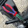 KNIPEX CHROME PLATED POINTED ANGLE NOSE PLIERS 200MM 26 25 200