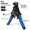 Kìm tuốt dây Katapult KLEIN TOOLS 11063W - dải 8–22 AWG
