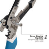 Kìm tuốt và cắt dây điện mỏng KLEIN TOOLS 12075 - cán thẳng