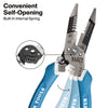 Kìm tuốt và cắt dây điện mỏng KLEIN TOOLS 12075 - cán thẳng