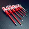 6-PIECE INSULATED STAINLESS STEEL SCREWDRIVER SET 1000V WERA 3160 i/7 WITH ELECTRICAL TEST SCREWDRIVER AND HOLDER 05022728001 L60020 1798