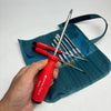 10-PIECE SCREWDRIVER SET IN BLUE ROLL BAG PB SWISS TOOLS PB 8218.PE