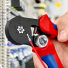 KNIPEX® KÌM BẤM COS TỰ ĐIỀU CHỈNH 97 53 14 CHO ĐẦU COS PIN VỚI NGÕ VÀO BÊN HÔNG