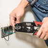 Kìm bấm cos có chốt tự hãm KLEIN TOOLS 3005CR - đầu cos bọc nhựa, 10-22 AWG