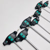 SET OF 7 WERA 467/7 TORX® HF ROSEBARS WITH MOUNTING BRACKET 05023452001 