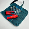 10-PIECE SCREWDRIVER SET IN BLUE ROLL BAG PB SWISS TOOLS PB 8218.PE