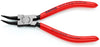 KNIPEX® KÌM MỞ PHE 44 31 J12 CHO PHE TRONG LỖ, CONG 45°