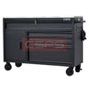 CSPS 132cm tool cabinet Stainless steel table top - 05 drawers 1 small door 2 compartments (black)