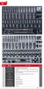 TỦ DỤNG CỤ ÔTÔ DT AUTO TOOLS AU890: 8 ngăn, 500 chi tiết dụng cụ.