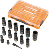 Bộ đầu tuýp impact sâu KLEIN TOOLS 65111IMPCTM - KNECT, đầu 1/2 inch, 14 chi tiết