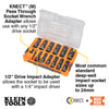 Bộ đầu tuýp impact sâu KLEIN TOOLS 65111IMPCTM - KNECT, đầu 1/2 inch, 14 chi tiết