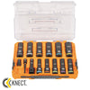 Bộ đầu tuýp dài chuôi lục giác KNECT™ 1/2 inch, hệ mét, 14 chi tiết - 65111IMPCTM - Klein Tools
