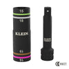 Bộ đầu tuýp lật chịu lực KNECT™ Quad-4, hệ mét, 2 chi tiết - 6513MQS - Klein Tools