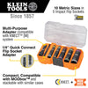 Bộ đầu tuýp impact lật KNECT Flip-10 KLEIN TOOLS 65619 - hệ mét, 8 chi tiết