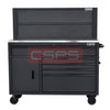 CSPS 132cm tool cabinet Stainless steel table top - 05 drawers 1 small door 2 compartments (black)