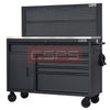 CSPS 132cm tool cabinet Stainless steel table top - 05 drawers 1 small door 2 compartments (black)