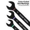 Bộ cờ lê vòng miệng tự động KLEIN TOOLS 69408MG - 90 răng, hệ mét, 8 chi tiết