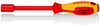 KNIPEX® ĐẦU VẶN ĐAI ỐC 98 03 11 CÓ TAY CẦM TUA VÍT
