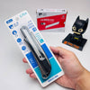 COMBO Dao rọc SINSEUNG L704 Snap-Off Knife 18mm, thân hợp kim nhôm + 10 hộp lưỡi dao rọc (1 hộp 10 lưỡi) SINSEUNG L203