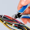 KNIPEX® KÌM CẮT CHÉO CHÍNH XÁC CHO ĐIỆN TỬ 79 02 125 S1 VÍ DỤ: ĐỂ MỞ CÁC ĐẦU NỐI CÁP NHỰA
