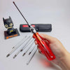 BỘ TUA VÍT PB SWISS TOOLS TAY CẦM LẬT, 9 CÂY CHO ĐẦU PHILLIPS VÀ ĐẦU LỤC GIÁC 227.HO | 227.Ho