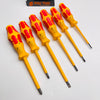 Set of 6 insulated screwdrivers 1060 i/1062 i/6 Kraftform VDE Wera 05051575001 L60020 4765