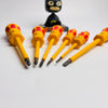 Set of 6 insulated screwdrivers 1060 i/1062 i/6 Kraftform VDE Wera 05051575001 L60020 4765