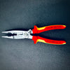 KNIPEX 13 96 200 MULTI-FUNCTIONAL ELECTRICAL PLIERS 1000V INSULATED WITH SPRING, 200MM LONG