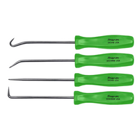 4 pc Mini Acetate Handle Pick Set (Green) | ASA204BG | Snap-On | [Hàng Chính Hãng]