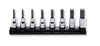 Ko-ken Z-EAL bộ khẩu trên thanh ray RS3010MZ/8-L50 3/8 inch 8 món