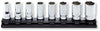 Ko-ken Z-EAL bộ khẩu trên thanh ray RS3300XZ/8 3/8 inch 8 món