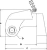 Cờ lê thủy lực đầu vuông 1.1/2 Inch | 1.1/2