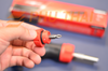 RATCHETING FIVE-POSITION SOFT GRIP SCREWDRIVER (RED) | SGDMRCE44 | Snap-On | [Hàng Chính Hãng]
