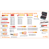 Set of 56 insulated items in Holex suitcase 