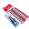 COMBO Dao rọc SINSEUNG L702 Snap-Off Knife 18mm, thân ABS+Alloy + 10 hộp lưỡi dao rọc (1 hộp 10 lưỡi) SINSEUNG L202