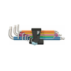 BỘ LỤC GIÁC THÉP KHÔNG RỈ NHIỀU MÀU SẮC WERA 3950/9 HEX-PLUS 9 CÂY 05022669001
