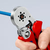 KNIPEX® KÌM BẤM COS TỰ ĐIỀU CHỈNH 97 55 14 CHO ĐẦU COS PIN VỚI NGÕ VÀO BÊN HÔNG