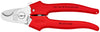 KNIPEX® KÉO CẮT CÁP TAY CẦM BỌC NHỰA ĐÚP KNIPEX 95 05 165
