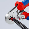 KNIPEX® KÌM BẤM COS TỰ ĐIỀU CHỈNH 97 55 14 CHO ĐẦU COS PIN VỚI NGÕ VÀO BÊN HÔNG