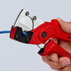 KNIPEX® DAO CẮT ỐNG CHO ỐNG ĐA LỚP VÀ ỐNG KHÍ NÉN 90 10 185