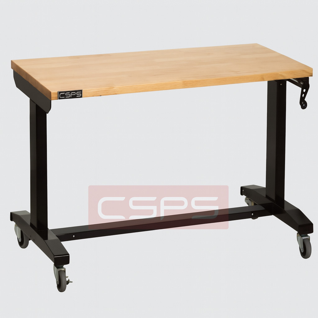 Bàn điều chỉnh độ cao tay quay CSPS Dài 117cm Rộng 61cm VNLT117XDB12