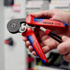 KNIPEX® KÌM BẤM COS TỰ ĐIỀU CHỈNH 97 53 14 CHO ĐẦU COS PIN VỚI NGÕ VÀO BÊN HÔNG