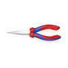KNIPEX CHROME PLATED POINTED NOSE PLIERS WITH NON-SLIP HANDLE 160MM | 29 25 160