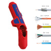 KNIPEX® DỤNG CỤ TUỐT DÂY ĐA NĂNG KNIPEX ERGOSTRIP® 16 95 01 SB CHO NGƯỜI THUẬN TAY PHẢI