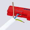KNIPEX® DỤNG CỤ TUỐT DÂY 16 64 125 SB CHO CÁP DẸT VÀ CÁP TRÒN