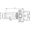 Đầu kẹp nhiệt D10mm chuôi HSK-A 63 Garant