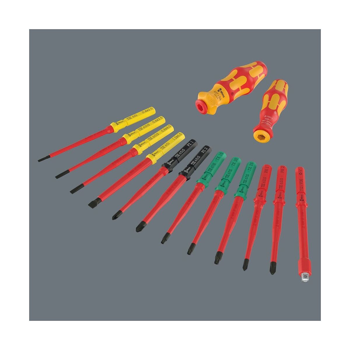 BỘ TUA VÍT KRAFTFORM KOMPAKT VDE 24 CHI TIẾT CÁCH ĐIỆN 1000V WERA 05006632001 |