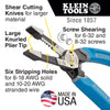 Kìm tuốt dây chịu tải nặng Klein-Kurve KLEIN TOOLS K12035 - 8-20 AWG