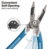 Kìm tuốt và cắt dây thép mỏng KLEIN TOOLS K12075